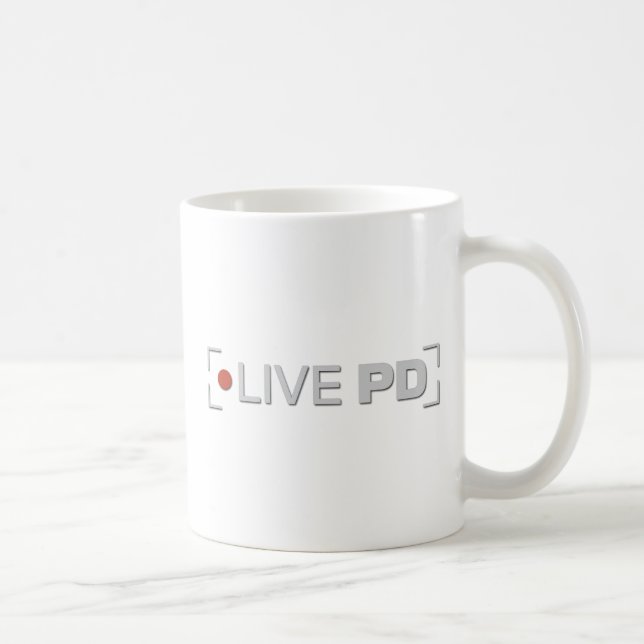 Live-PD - 11 oz Kaffeetasse (Rechts)
