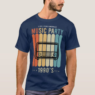 Live Performance Music Party Musical, 90er-Jahre M T-Shirt