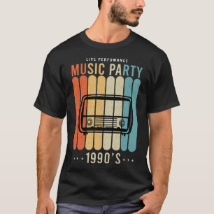 Live Performance Music Party Musical, 90er Music16 T-Shirt