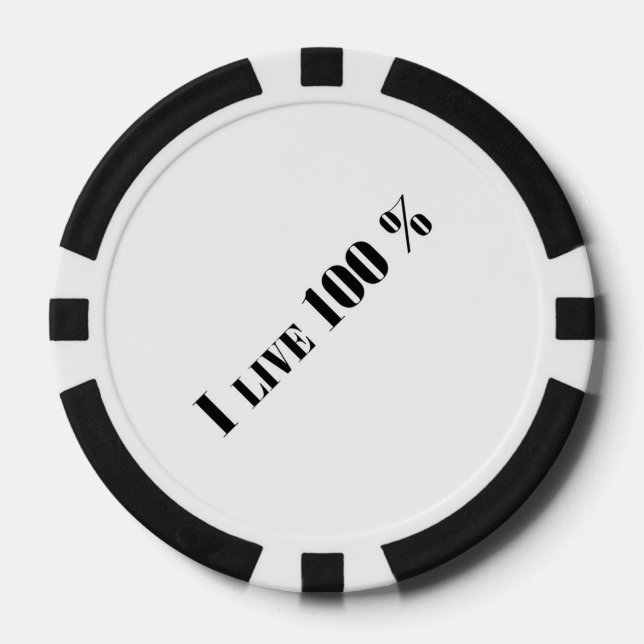 Live Pokerchips (Vorderseite)