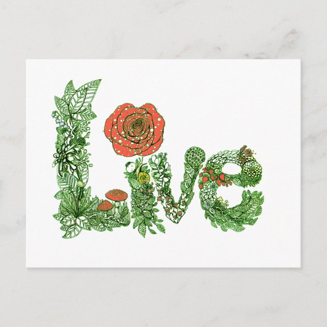 Live Postkarte (Vorderseite)
