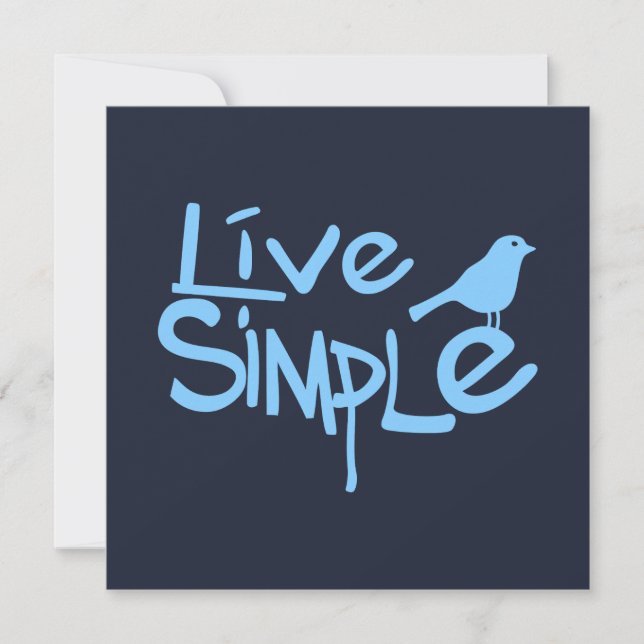 Live Simple (Vorderseite)