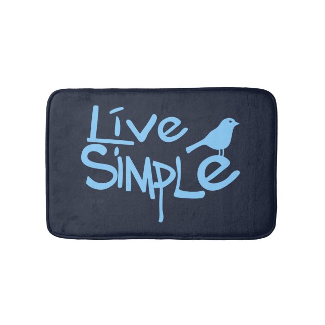 Live Simple Badematte (Vorderseite)