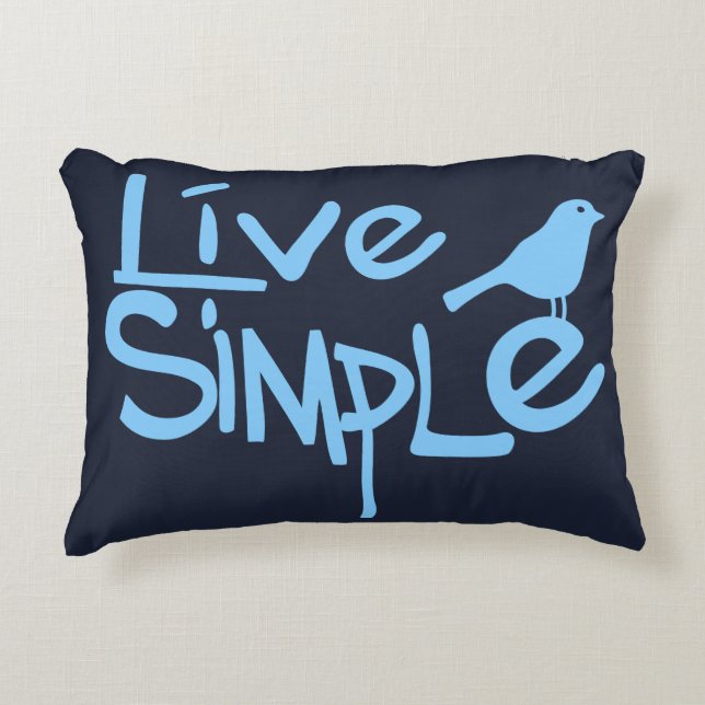 Live Simple Dekokissen (Vorderseite)