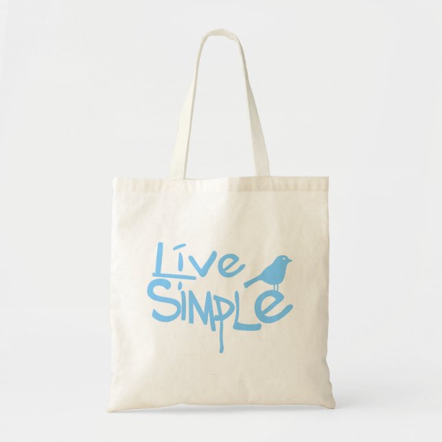 Live Simple Tragetasche (Vorne)