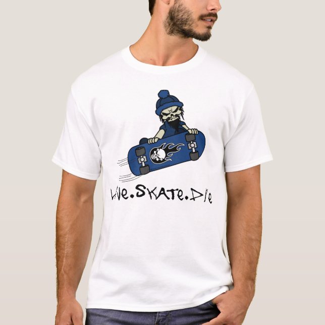 Live-Skate Die T - Shirt (Vorderseite)