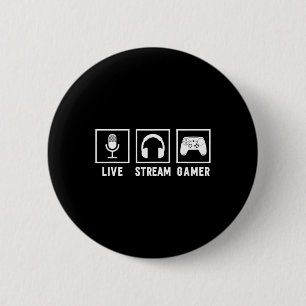 Live Stream Gamer Video Game Online Game Live Stag Button