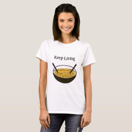 Live – Süße positive Cartoon-Gestaltung T-Shirt