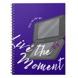 Live the Game: Portable Console Notebook Cover Notizblock