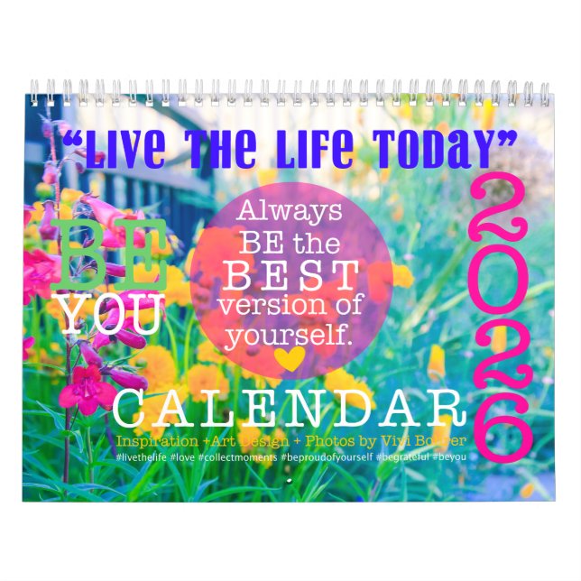 LIVE THE LIFE TODAY ::  TWENTY 26 Calendar Kalender (Titelbild)