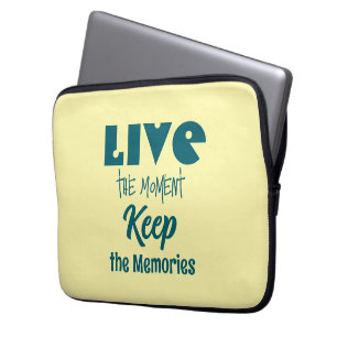 Live the Moment, Behalt der Erinnerungen Electroni Laptopschutzhülle