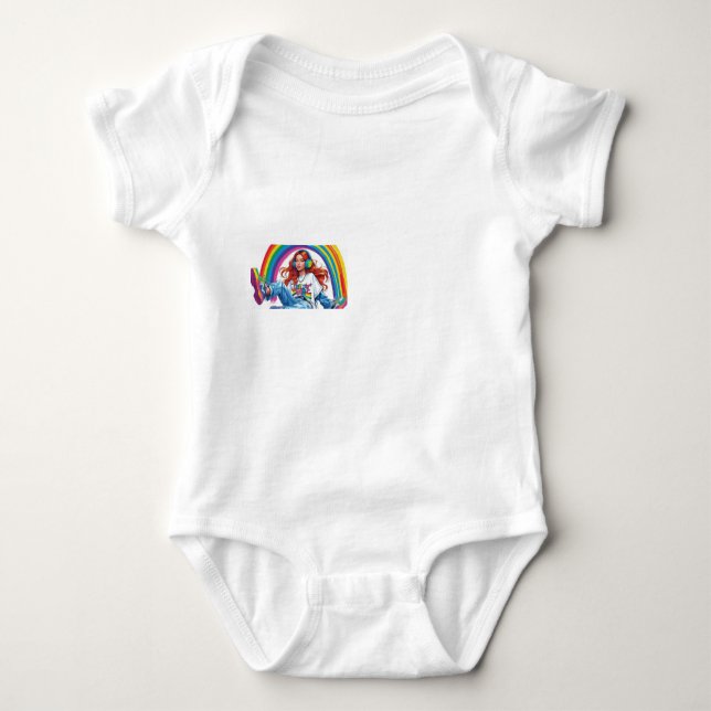 Live the Vibe Girl Baby Strampler (Vorderseite)