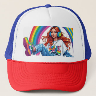 Live the Vibe Girl Truckerkappe