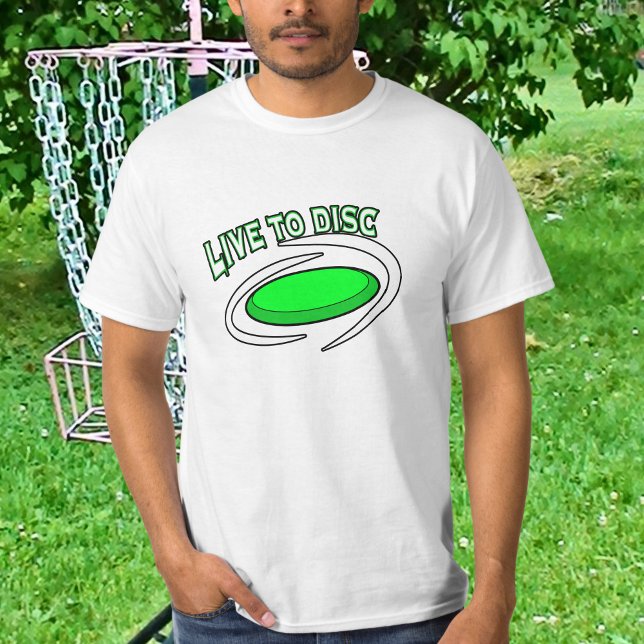 Live to Disc, Golfing von Festplatten T-Shirt (Von Creator hochgeladen)