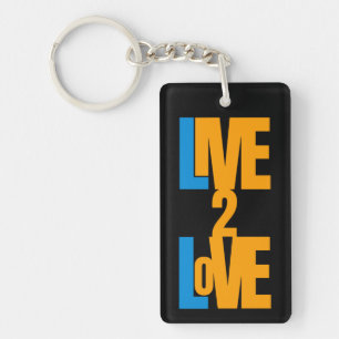 Live to Liebe - Sinnvolle Keycha Schlüsselanhänger