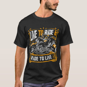 Live to Ride Cool Triker Trike Bike T-Shirt