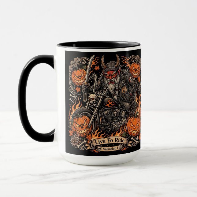 Live To Ride Variation I, Route 66 Samurai Oni Mu Tasse (Links)