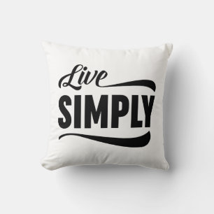 Live-Typografie Kissen