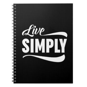 Live-Typografie Notizblock