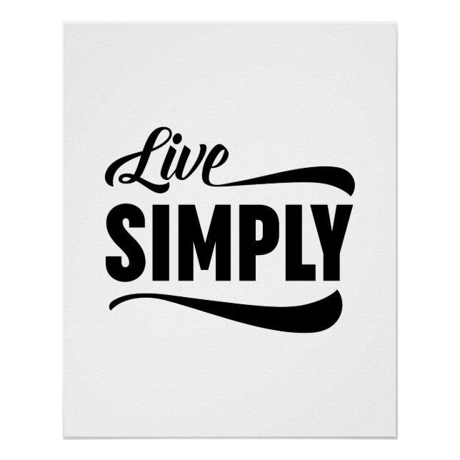 Live-Typografie Poster (Vorderseite)