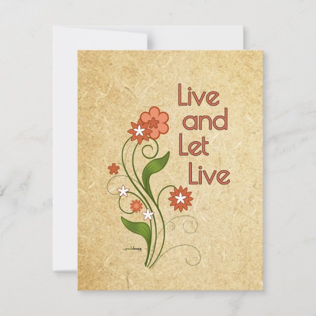 Live-Übertragung und Lass (12 Stufenprogramme) Einladung (Vorderseite)