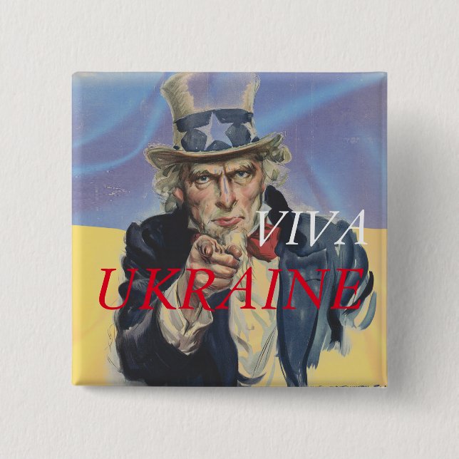 LIVE UKRAINE  KNOPF BUTTON (Vorderseite)