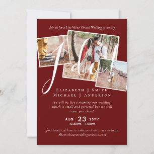 Live-Video-Chat Hochzeiten oder Paare - Einladunge