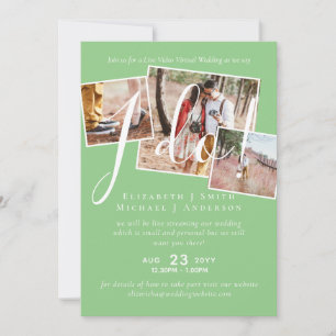 Live-Video-Chat Hochzeiten oder Paare - Einladunge