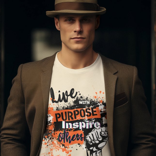 Live with Purpose: Inspire Others T-Shirt (Von Creator hochgeladen)