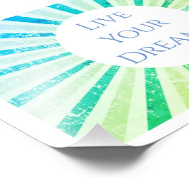 Live Your Dream Art Print Fotodruck