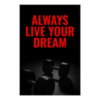 Live Your Dream Bodybuilding Training Fitness