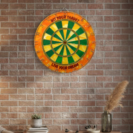 Live Your Dream Motivational Dartscheibe