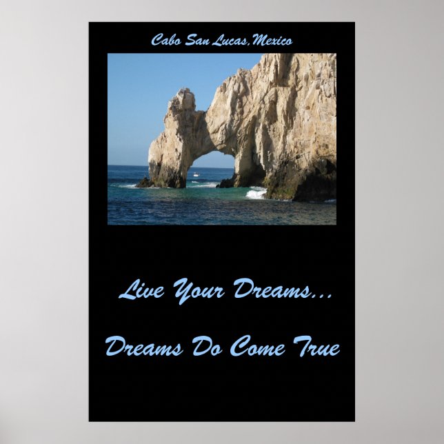 Live Your Dream Poster (Vorne)