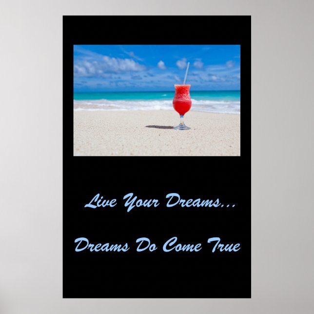 Live Your Dream Poster (Vorne)