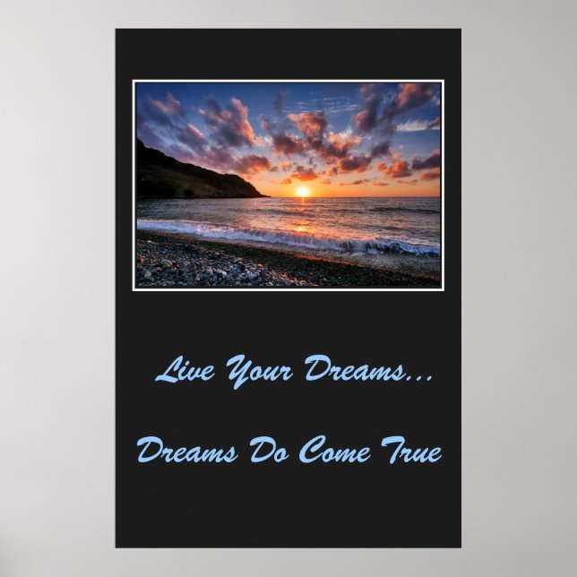 Live Your Dream Poster (Vorne)