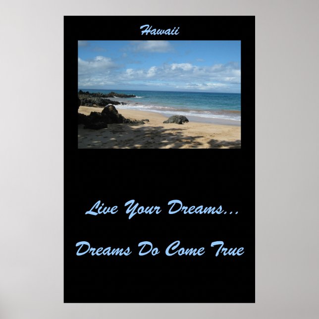 Live Your Dream Poster (Vorne)