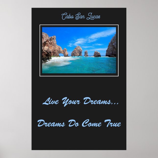 Live Your Dream Poster (Vorne)