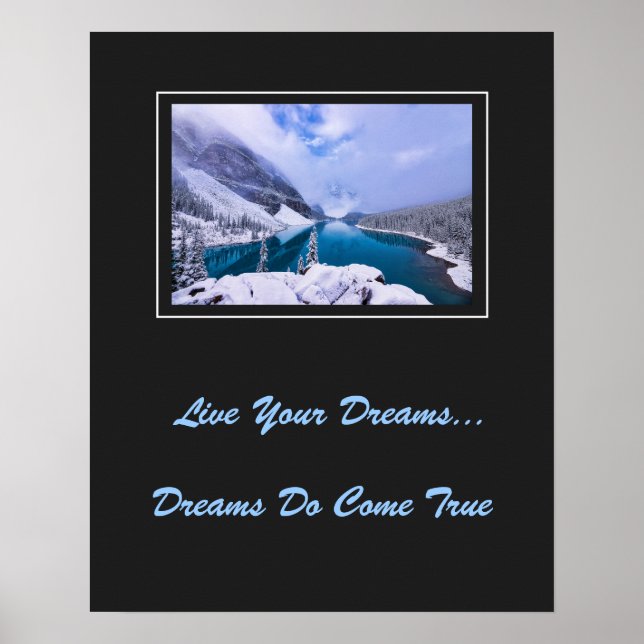 Live Your Dream Poster (Vorne)