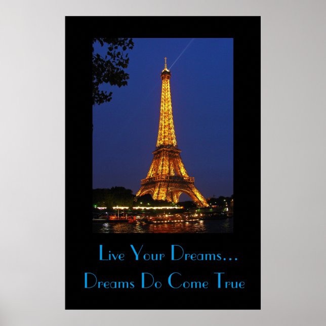 Live Your Dream Poster (Vorne)