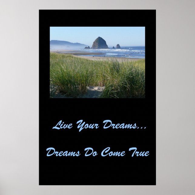 Live Your Dream Poster (Vorne)