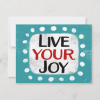 Live your Joeting Card