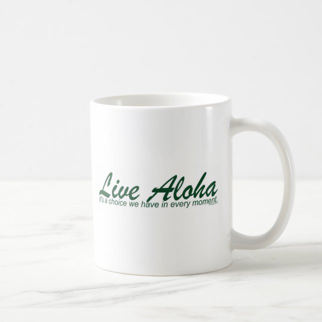 LiveAloha Landschaftsentwurf Tasse (Rechts)