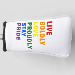 LiveBolly Liebe stolz Bleibe Pride Golf Head Cover Headcover