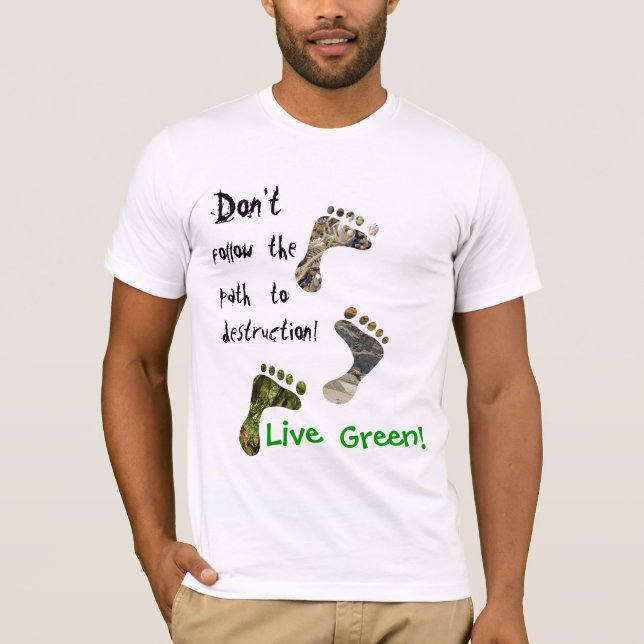 Livegrün! T - Shirt (Vorderseite)