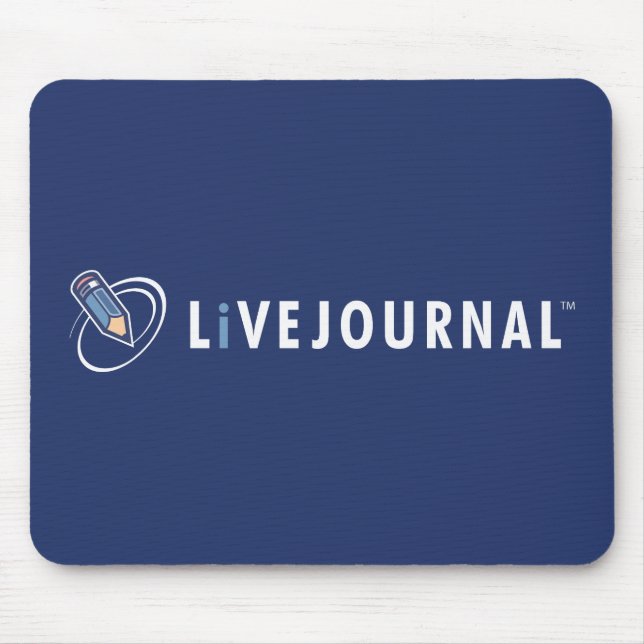 LiveJournal Logo horizontal Mousepad (Vorne)