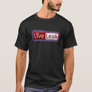 LiveLeak Logo-Shirt - Schwarzes T-Shirt