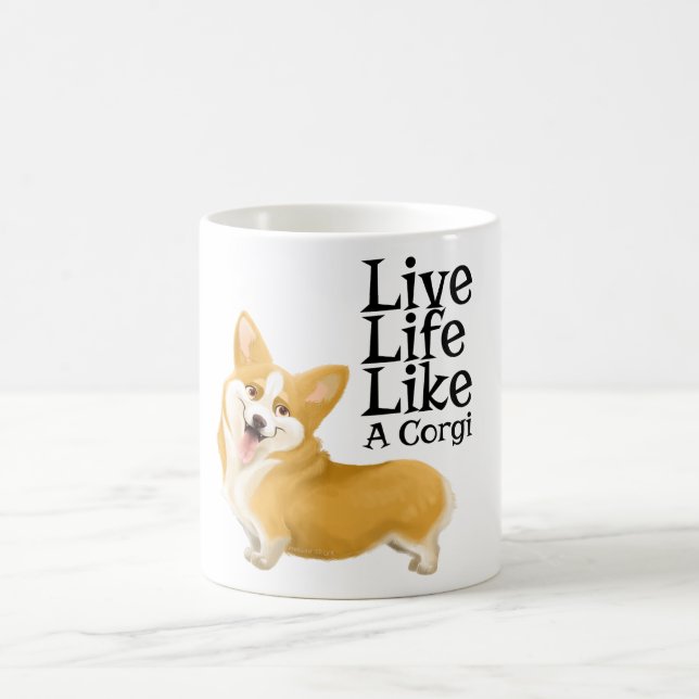 Liveleben mögen einen Corgi Tasse (Mittel)
