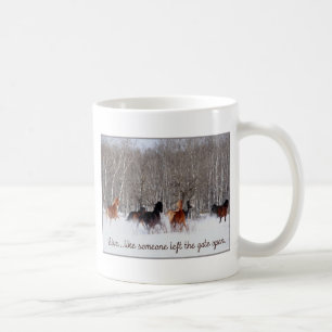 Liveleben ..... wie jemand verließ das Tor offen! Tasse