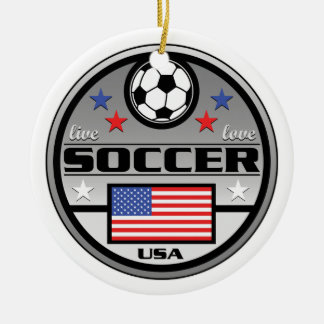 LiveLiebe-Fußball Amerika Keramik Ornament