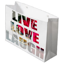 LiveLiebe-Lachen-Geschenk-Tasche